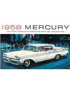 1958 MERCURY RANGE BROCHURE ENGLISH