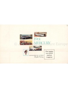 1961 MERCURY STATION WAGONS RANGE BROCHURE ENGLISH