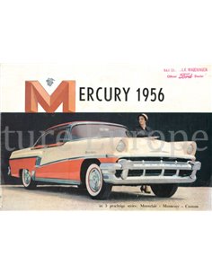 1956 MERCURY PROGRAMM PROSPEKT NIEDERLÄNDISCH