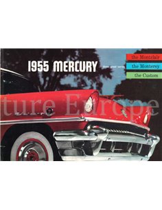 1955 MERCURY PROGRAMM PROSPEKT ENGLISCH