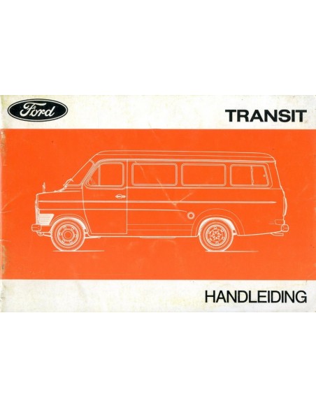1971 FORD TRANSIT INSTRUCTIEBOEKJE NEDERLANDS