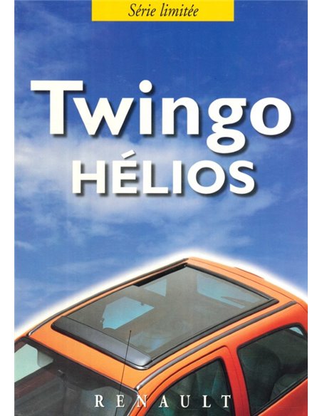 1999 RENAULT TWINGO HÉLIOS PROSPEKT NIEDERLÄNDISCH