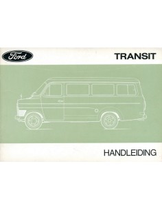 1970 FORD TRANSIT INSTRUCTIEBOEKJE NEDERLANDS