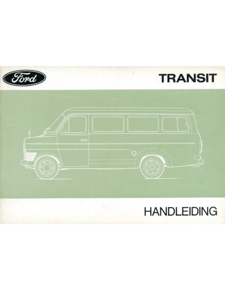 1970 FORD TRANSIT INSTRUCTIEBOEKJE NEDERLANDS