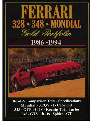 FERRARI 328 - 348 - MONDIAL GOLD PORTFOLIO 1986 - 1994 