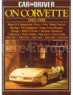 CAR AND DRIVER ON CORVETTE 1983 - 1988
