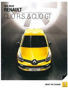 2013 RENAULT CLIO PROSPEKT DEUTSCH