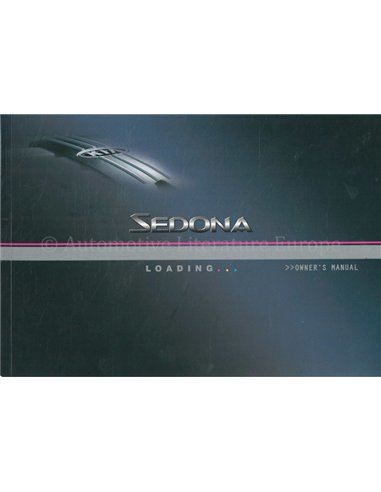 2004 KIA SEDONA BETRIEBSANLEITUNG ENGLISCH