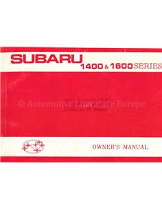 1977 SUBARU 1400 | 1600  OWNERS MANUAL ENGLISH