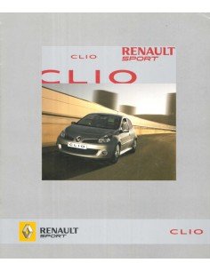 2006 RENAULT CLIO SPORT 2.0 16V BROCHURE NEDERLANDS