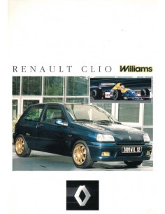 1993 RENAULT CLIO WILLIAMS DATENBLATT 