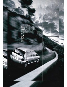 2000 RENAULT CLIO SPORT 2.0 16V BROCHURE DUTCH