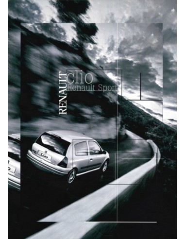 2000 RENAULT CLIO SPORT 2.0 16V BROCHURE DUTCH