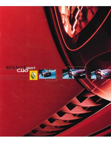 2001 RENAULT CLIO SPORT 2.0 16V PROSPEKT NIEDERLÄNDISCH