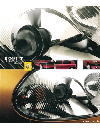2000 RENAULT CLIO LUDO BROCHURE DUTCH