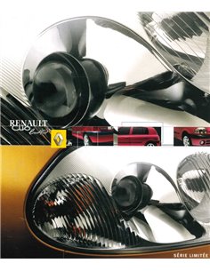 2001 RENAULT CLIO LUDO BROCHURE NEDERLANDS