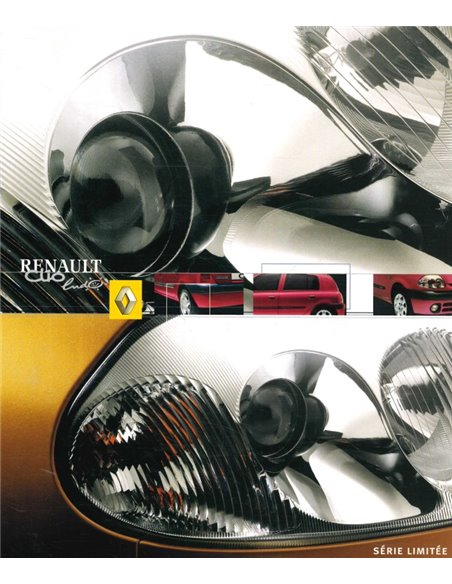 2001 RENAULT CLIO LUDO BROCHURE NEDERLANDS