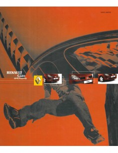 2003 RENAULT CLIO EXTREME BROCHURE NEDERLANDS