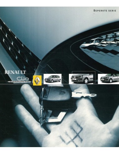 2002 RENAULT CLIO COMMUNITY BROCHURE DUTCH