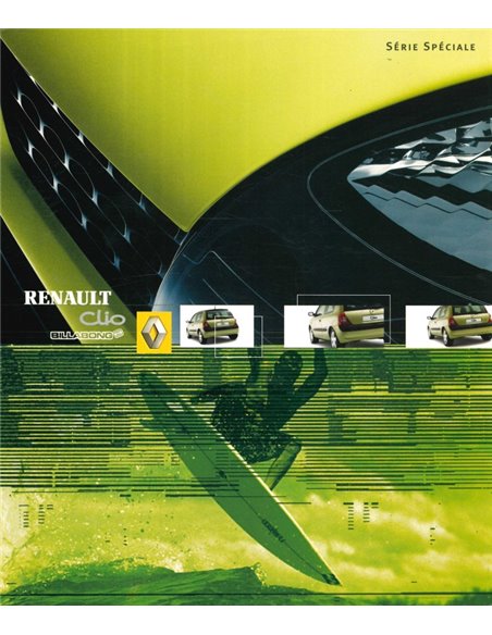 2003 RENAULT CLIO BILLABONG BROCHURE DUTCH