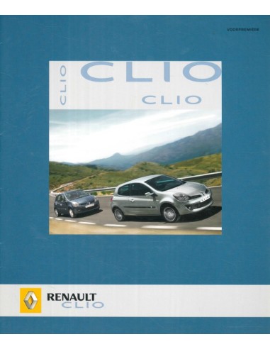 2005 RENAULT CLIO PROSPEKT NIEDERLÄNDISCH