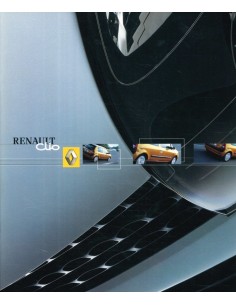 2002 RENAULT CLIO PROSPEKT NIEDERLÄNDISCH