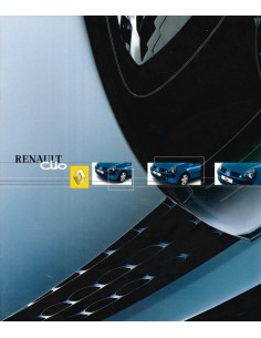 2002 RENAULT CLIO BROCHURE ENGLISH