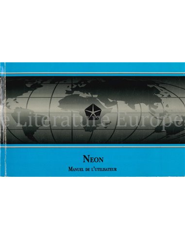 1994 CHRYSLER NEON INSTRUCTIEBOEKJE FRANS