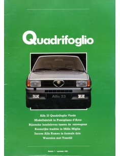 1984 ALFA ROMEO QUADRIFOGLIO MAGAZINE 7 NEDERLANDS