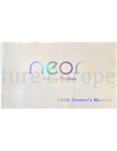 1996 CHRYSLER NEON BETRIEBSANLEITUNG ENGLISCH