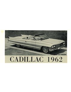 1962 CADILLAC PROGRAMM PROSPEKT 