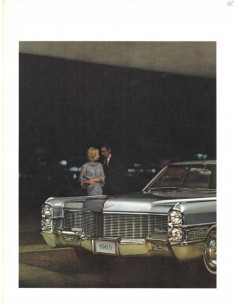 1965 CADILLAC RANGE BROCHURE ENGLISH