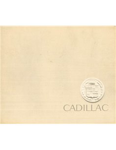 1962 CADILLAC PROGRAMMA BROCHURE ENGELS
