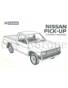 1986 NISSAN PICK-UP BETRIEBSANLEITUNG ENGLISCH
