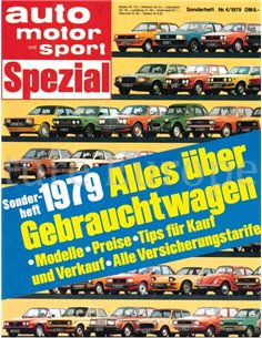 1979 AUTO MOTOR UND SPORT GEBRAUCHTWAGEN JAARBOEK DUITS 