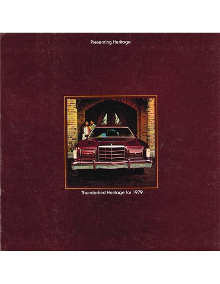 1979 FORD THUNDERBIRD HERITAGE PROSPEKT ENGLISCH