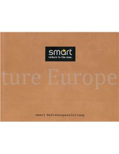 2000 SMART CITYCOUPE INSTRUCTIEBOEKJE DUITS
