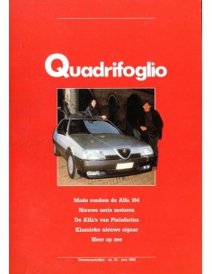 1988 ALFA ROMEO QUADRIFOGLIO MAGAZINE 22 NEDERLANDS