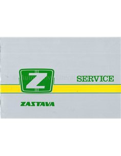 1986 ZASTAVA SERVICE HANDBOEK NEDERLANDS