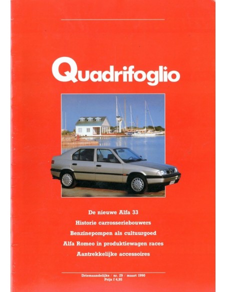 1990 ALFA ROMEO QUADRIFOGLIO MAGAZINE 29 NEDERLANDS