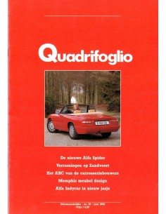 1990 ALFA ROMEO QUADRIFOGLIO MAGAZINE 30 NEDERLANDS