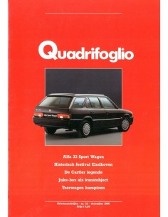 1990 ALFA ROMEO QUADRIFOGLIO MAGAZINE 32 NEDERLANDS