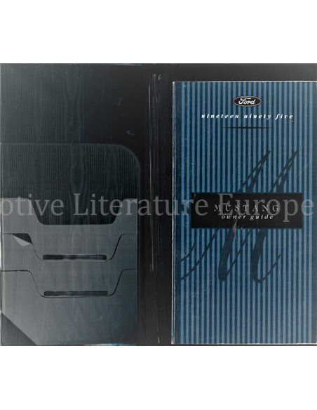 1995 FORD MUSTANG OWNERS MANUAL & BOARDMAP ENGLISH (US)