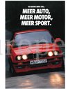 1989 BMW 3 SERIE 318IS BROCHURE NEDERLANDS