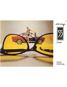 1968 DAF 55 COUPE BROCHURE GERMAN