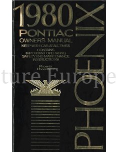 1980 PONTIAC PHOENIX | PHOENIX LJ OWNERS MANUAL ENGLISH (US)