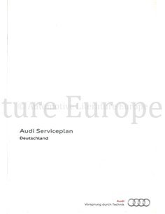 2011 AUDI A8 SERVICEBOEKJE DUITS