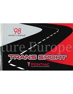 1998 PONTIAC TRANS SPORT INSTRUCTIEBOEKJE ENGELS (USA)
