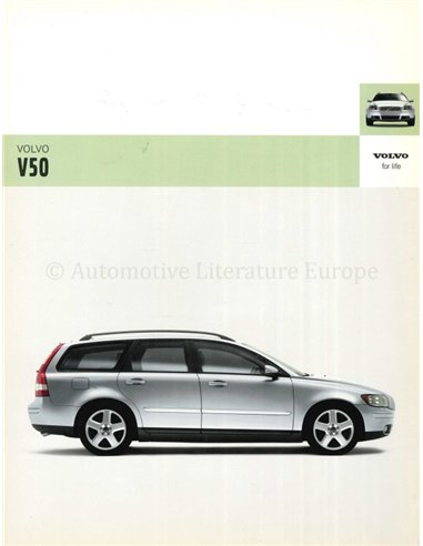 2004 VOLVO V50 BROCHURE DUTCH