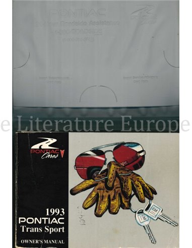 1993 PONTIAC TRANS SPORT OWNERS MANUAL & BOARDMAP ENGLISH (US)